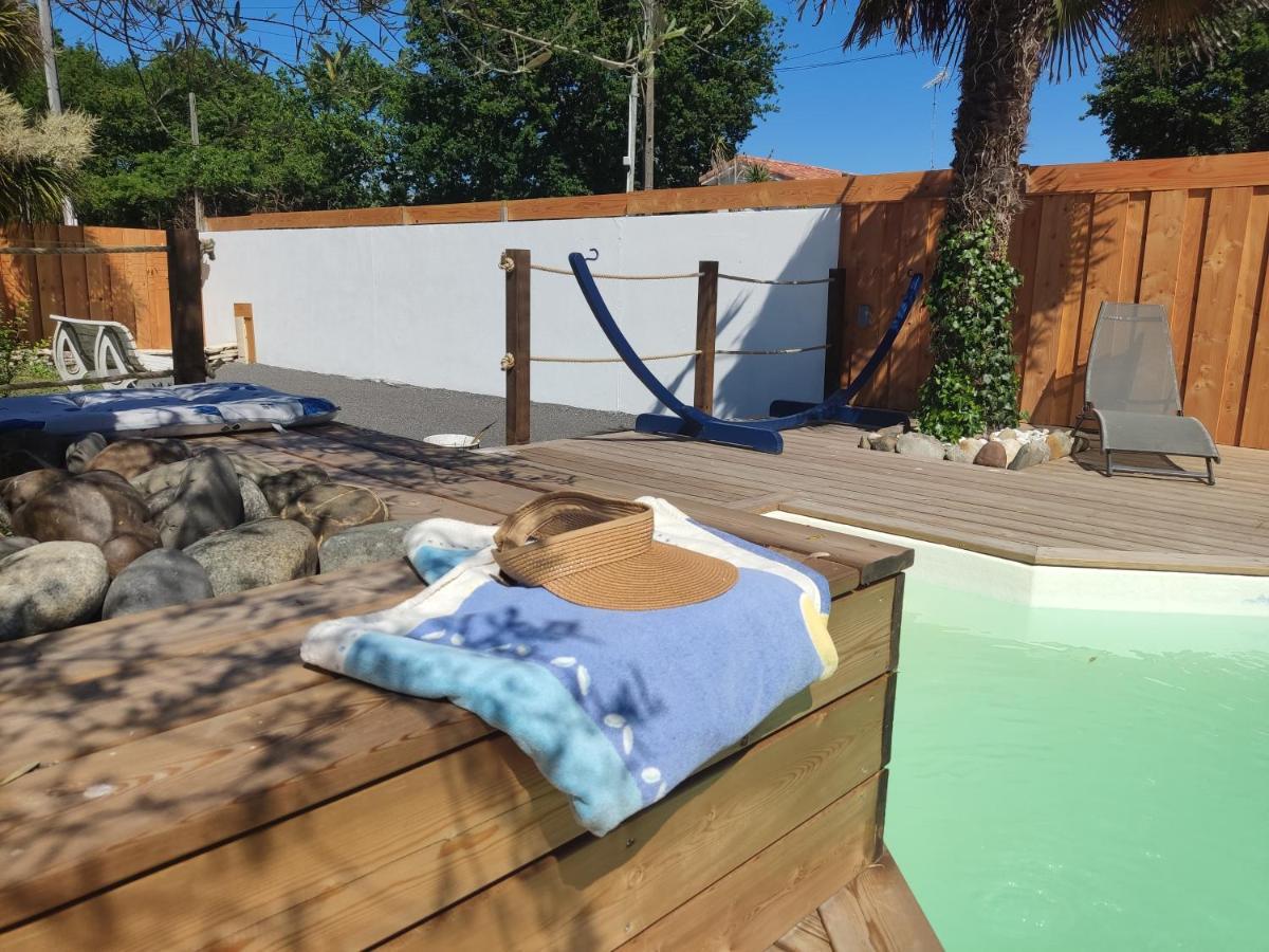 Chambre Independante Avec Piscine Gujan-Mestras Buitenkant foto